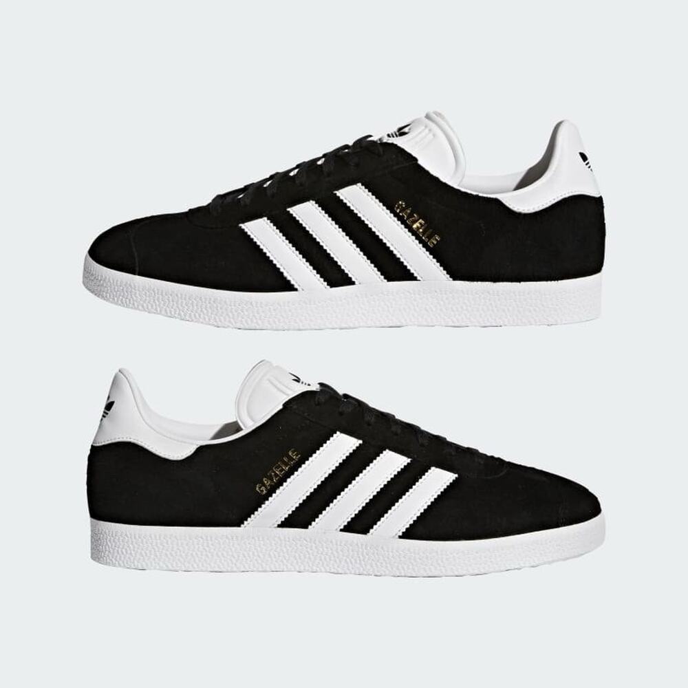 Adidas Originals Gazelle BB5476 Black/White/Gold Mens Size 9 New In Box W/ Tags